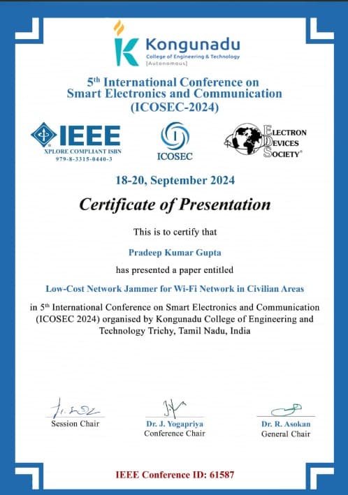 Low-Cost Network Jammer for Wi-Fi Network in Civilian Areas